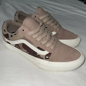 Vans off the Wall Pro Ultra Cush Old Skool Desert Camo size Men 6.0/ Women 7.5